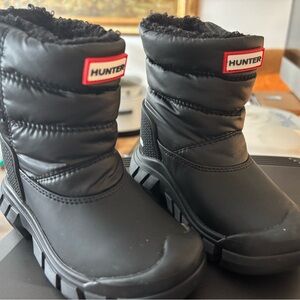 Hunter Black Winter Boots